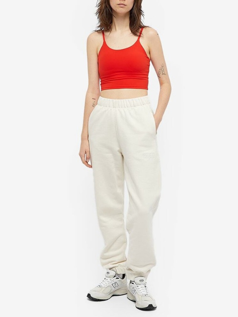 Adanola Women's Tank Bra in Chilli Red